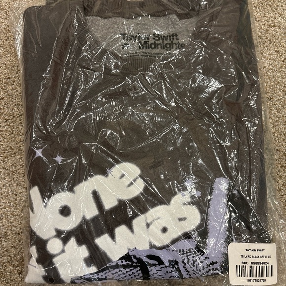 Taylor Swift Midnights Crewneck Brand New Size Medium Small - Picture 3 of 7